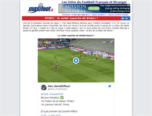 Tablet Screenshot of news.maxifoot.com